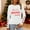 White, variant on HOMBOM Army Green Tops for Women Christmas Funny Outfits Long Sleeve Snowman Xmas Crewneck Females Blouse