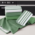 thumbnail image 5 of Simmore 18x28 Cotton Kitchen Towels 12-Pack, Soft Absorbent Dish Cloths for Washing Dishes Multipurpose Dish Towels Set for Kitchen with Hanging Loop, Grass Green, 5 of 9