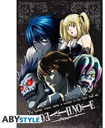 death note manga anime tv show poster print duo light vs l walmart com