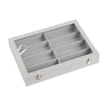 thumbnail image 2 of Vitrina para gafas, caja de almacenamiento, vitrina para joyas, portátil y multiusos. Gris, 2 of 7