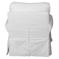 thumbnail image 4 of Sunset Trading Horizon Cotton Slipcover for Box Cushion Chair in Warm White, 4 of 4