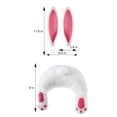 thumbnail image 3 of Aodebiao Easter Decoration Door Wreath for Front Door Sign Wall Signs Rabbit Spring Decoration,Hollow Bunny Sign Flower Egg Welcome Hanging for Home Wall Decor Party Supply Happy Easter, 3 of 8