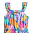thumbnail image 2 of Wonder Nation Toddler Girls Ruffle-Strap Romper, Sizes 12M–5T, 2 of 3