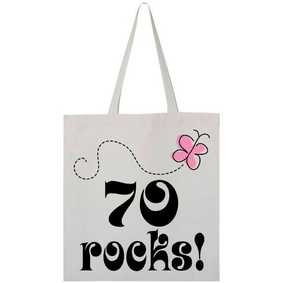 Inktastic 70th Birthday 70 Rocks Gift Tote Bag