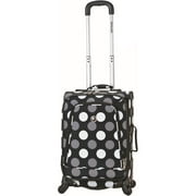 Rockland Luggage 20" Spinner Carry-On Suitcase, Black Dot
