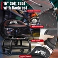 thumbnail image 3 of Taburete Rolling Shop FreekyFit Garage Work Mechanic con respaldo, 3 of 9