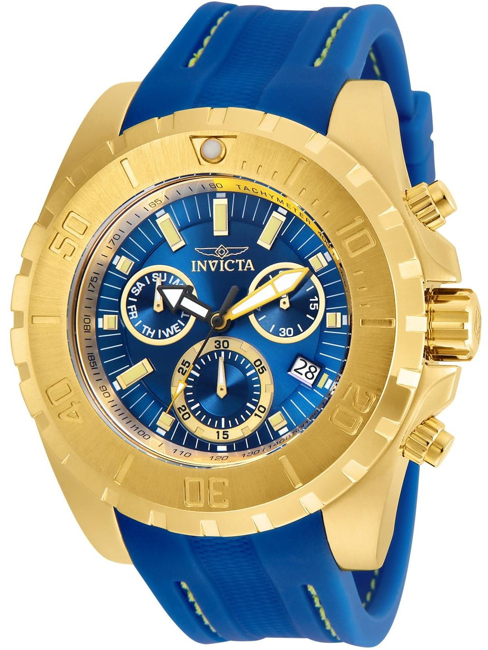 Invicta Invicta Men's Pro Diver Blue Polyurethane Band Steel Case