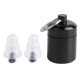 thumbnail image 1 of par de tapones para los oídos de silicona líquida con filtro para música, protección auditiva con reducción de ruido negra para conciertos de música, 1 of 15