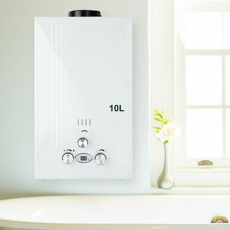 TC-HOME 2.6 GPM 10L Tankless Water Heater LPG Liquid Propane Gas Instant  Hot Boiler with Digital Display - Walmart.com