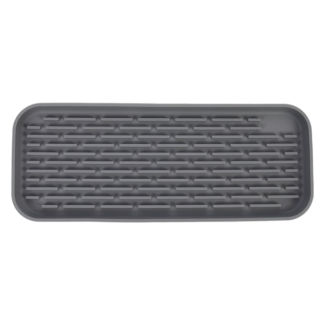 Miangastore Support de Rangement Gris en Silicone 1Pcs 30.5X12X0.7In Épaissi et Forme Simple