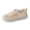 Khaki, variant on Womens Fashion Chunky Platform Sneakers Walking Tennis Running Slip on Gym Athletic Non Slip Breathable Workout Ladies Shoes White Size 6.5