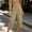 Khaki#07, variant on Yteetum Women's Cotton Capris Summer Elastic Waist Wide Leg 3/4 Capri Pants with Button Pockets Casual Solid Loose Lightweight Comfy Lounge Trousers Beach Vacation Clothes