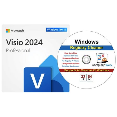 Visio 2024 Digital & Registry Cleaner CD