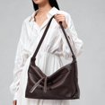 thumbnail image 3 of Genuine Leather Hobo Bag, Women's Grainy Underarm Shoulder Crossbody Purse, 3 of 9