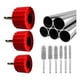 thumbnail image 1 of Limpiador Tuberías Metal, Accesorio Taladro para Limpiar Tuberías, Herramientas para Tuberías Cobre, Juego Herramientas para Limpieza Tuberías, Juego 3 Limpiadores Tuberías, 1 of 5