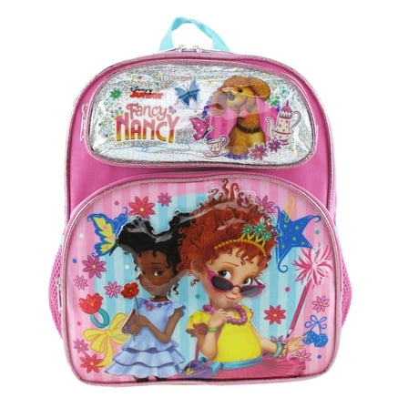 Small Backpack - Fancy Nancy - Pretty Butterfly 12" Pink New 004657