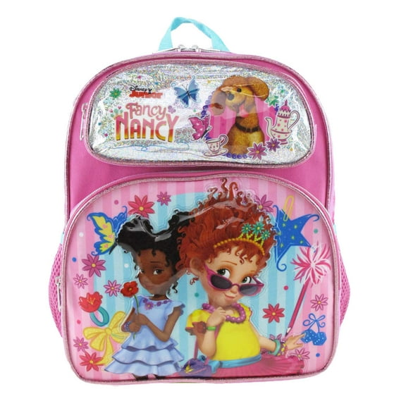 Small Backpack - Fancy Nancy - Pretty Butterfly 12" Pink New 004657