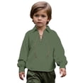 thumbnail image 2 of UACY Boys Medieval Pirate Shirt, Kids Pirate Top, Ruffled Long Sleeve Renaissance Tops for Halloween Party Cosplay, 2 of 8