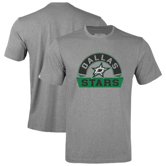 Youth Levelwear Gray Dallas Stars Little Richmond Banner Arch T-Shirt