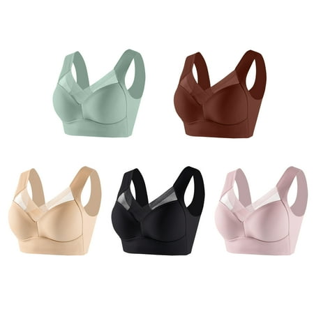 DondPO Bras for Women Sticky Adhesive Vanity Panel Clothing Adhesive Bra Yoga Crop Vest Bras Anti Sagging Back Support Bras Materni Grey Wireless Bra Seamless Bras Green L Clearance