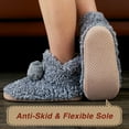 thumbnail image 4 of cosyone1997 Fuzzy House Slippers for Women Indoor, Warm Fluffy Slip-on Shoes Non Slip, Winter Warm Bedroom Moccasin Loafers, Cozy Gifts Unique, 4 of 7