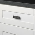 thumbnail image 3 of GlideRite 2-1/2 in. Rustic Hammered Mission Style Cabinet Knob, Matte Black - 5431-MB, 10 Pack, 3 of 4