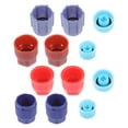 thumbnail image 3 of Shisuyan 12 Pcs Air Conditioning Service Charging Port Caps Leakproof Refrigerant Service Caps For Car Air Conditioning Maintenance, 3 of 8