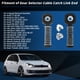 thumbnail image 2 of Par de Enganches de Cable del Selector de Cambio Unique Bargains No.1J0711761B/1J0711761C para Audi TT A1 A3 S3 TT R8 para VW Golf Jetta Bora Passat Beetle Polo para Skoda Octavia para Seat Altea, 2 of 7
