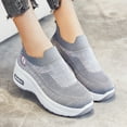 thumbnail image 4 of "adviicd White Sneakers Wide Sneakers for Women Lightweight, Cushion Safety Shoes Slip Resistant, Slip on Breathable Work Shoes", 4 of 5