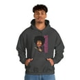 thumbnail image 3 of Jimi Hendrix Cartoon Portrait Hoodie, Black History Icon Sweatshirt, 3 of 3