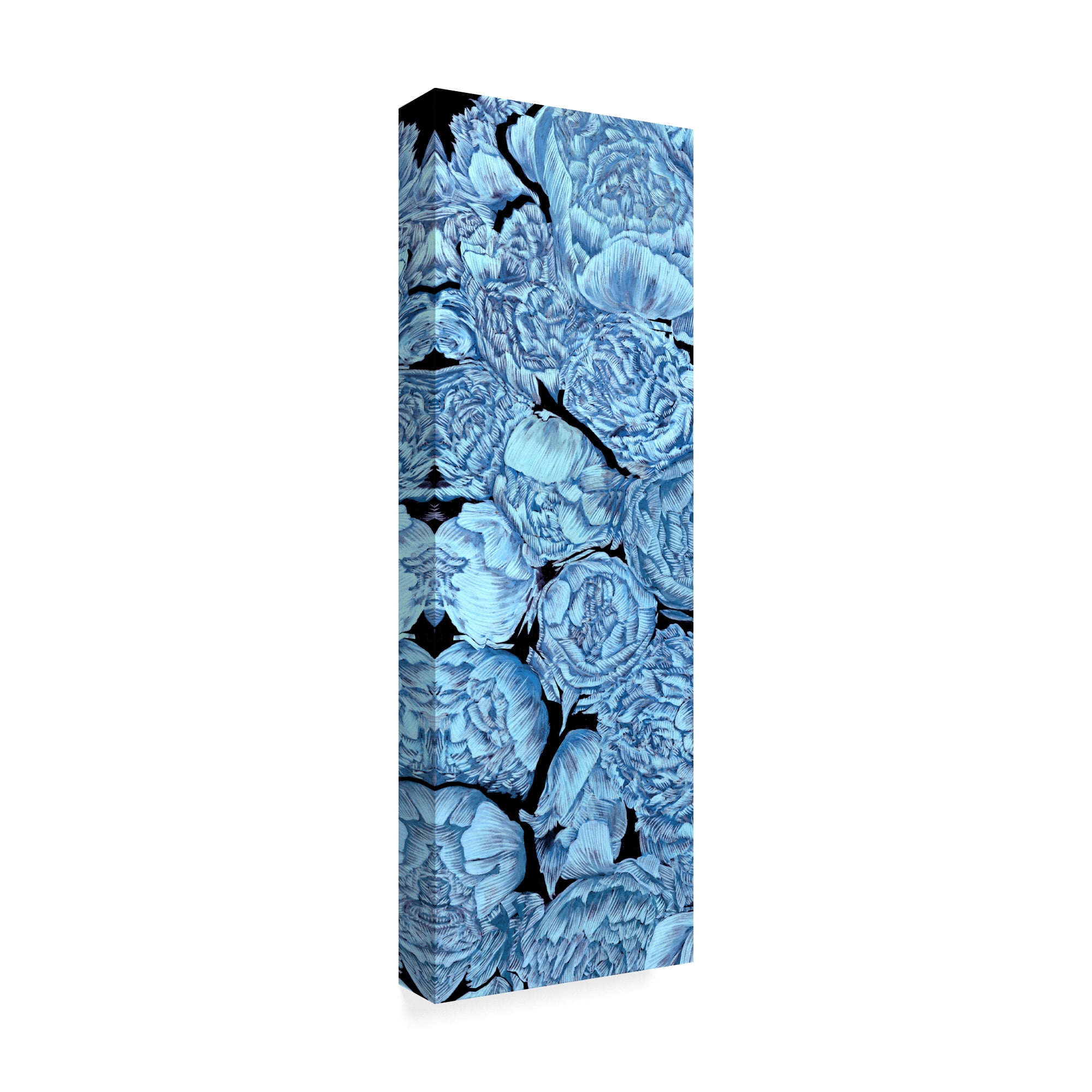 Trademark Fine Art 'Blue Peonies I' Canvas Art by Melissa Wang