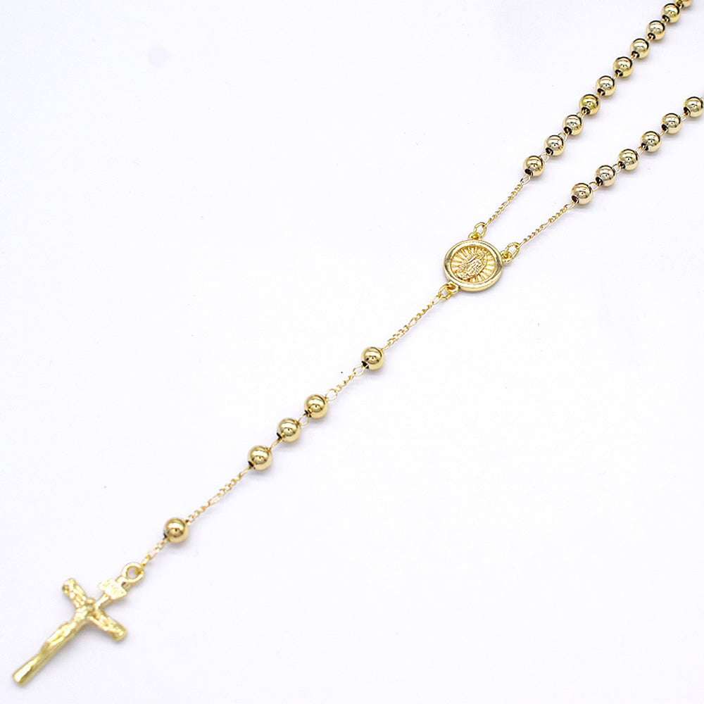 14 K Gold filled Virgin Mary Charm, Tiny 14 20 Gold Miraculous Madonna  Bracelet Charms #2157, Minimalist Rosary Chain Necklace - 1 Pc Small Round