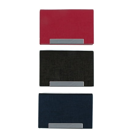 Metal Office Outdoor Business Name Id Card Case Holder Storage Metal Office Outdoor Business Name Id Card Case Holder Storage Container Box 3 Pack