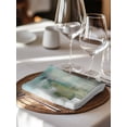 thumbnail image 6 of Teal Turquoise Cloth Napkins Set of 8 Reusable Dinner Napkins, Modern Abstract Minimalism Ombre Art Cocktail Napkin Washable Table Napkins for Wedding/Holiday Party/Baby Shower 20"x20", 6 of 7