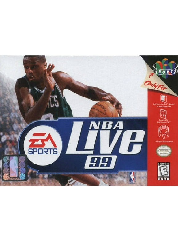 Restored NBA Live 99 (Nintendo 64, 1998) Game (Refurbished)
