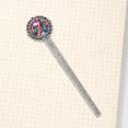 thumbnail image 4 of Rainbow Unicorns Vintage Silver Lace-Edged Bookmark: a Thoughtful Gift for Readers and Book Lovers, 4 of 5