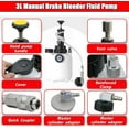 thumbnail image 6 of 3L Manual Brake Bleeder Kit with Vacuum Pump – Compatible with Honda & European Cars (Includes 1 Aluminum Adapter for Honda + 2 Universal 45mm Caps + 150cm Hose + 1L Oil Bottle), 6 of 6