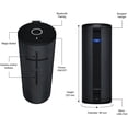 thumbnail image 2 of Restored Ultimate Ears MEGABOOM 3 Night Black Portable Waterproof Bluetooth Speaker (Refurbished), 2 of 3