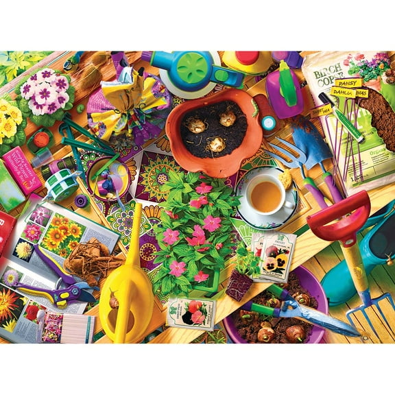 Rose Art Inside the Gardener's Shed Jigsaw Puzzle