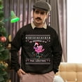 thumbnail image 5 of Christmas Sweatshirt, Apparently We're Trouble Funny Flamingo Squad Christmas Sweatshirt, Cute Bird Group Holiday Jumper, Witty Best Friend Gift for Her, 5 of 5