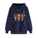 thumbnail image 2 of Ailaofu Womens Halloween Sweatshirt Cute Graphic Crewneck Pullover Printed Long Sleeve Fall Outfits Sweatshirts, 2 of 4
