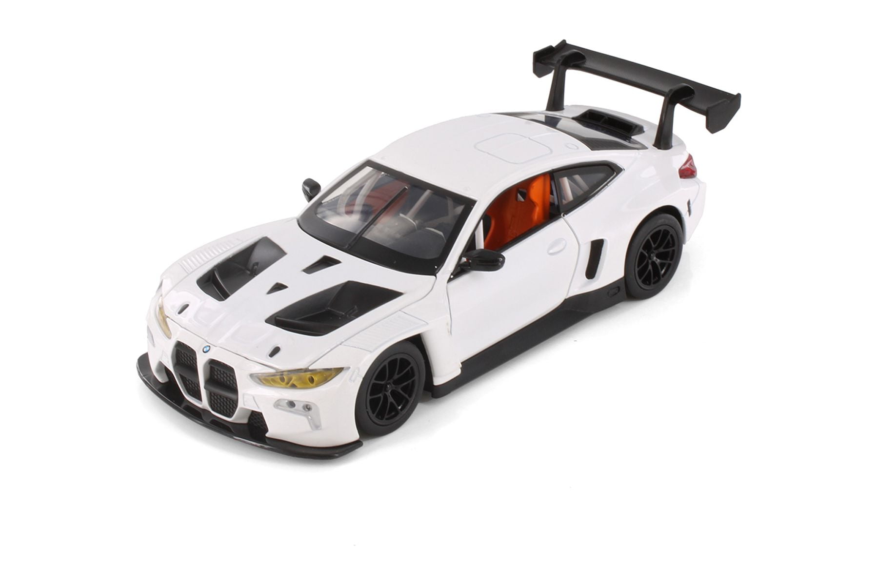 Box of 4 BMW M4 GT3 Sports Car Assortment - Showcasts 68277D - 1/24 Scale Diecast Model Cars