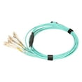 thumbnail image 1 of MPO To 8LC Fiber Patch Cable, MPO To 8LC Low Optical Loss 3.3yd Multimode Fiber Cable Stable  for Switch, 1 of 8