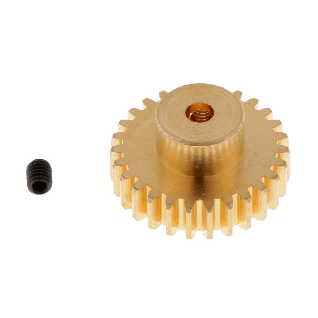 Replacement Parts 27T Teeth Motor Pinion Gear Gold for 1/18 Wltoys A959 Cars