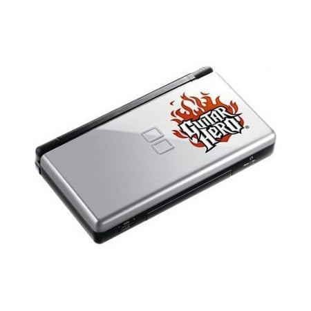 Nintendo DS lite - Guitar Hero: On Tour Bundle - handheld game console - black, silver - Guitar Hero: On Tour - with Guitar Hero guitar grip