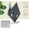 thumbnail image 2 of Laptop Skin for MacBook Pro 16 inch A2141 2020 2019 with Touch Bar & Touch ID, Plastic Laptop Hard Shell Protective Case & Keyboard Cover Skin for MacBook Pro 16 inch,Astronaut Rocket, 2 of 7