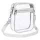 thumbnail image 1 of Xihbxyly Bolsa de Pecho Transparente de Pvc, Elegante Diseño de Un Solo Hombro, Gran Capacidad de Almacenamiento, Cómoda Correa Ajustable, Apta para Estadios, Versátil para Viajes, Deportes, Festival, 1 of 3