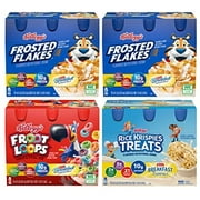 Carnation Breakfast Essentials Kelloggs Variety Pack, 2 Frosted Flakes, 1 Froot Loops, 1 Rice Krispies Treats, 1 Ct
