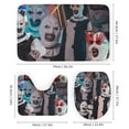 thumbnail image 3 of Terrifier Shower Curtain Set 4 Piece, Set Bathroom Sets with Rugs(Bath Mat,U Shape Mat Toilet Lid Cover Mat) Durable Bathroom Decor, 3 of 8