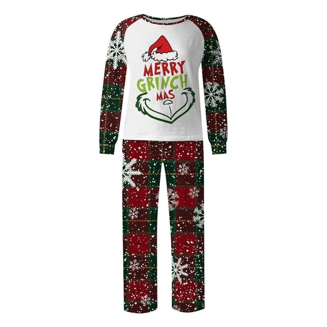 Pyjamas de Noël Assortis pour Enfants Ensembles de Pyjamas de Vacances pour la Famille